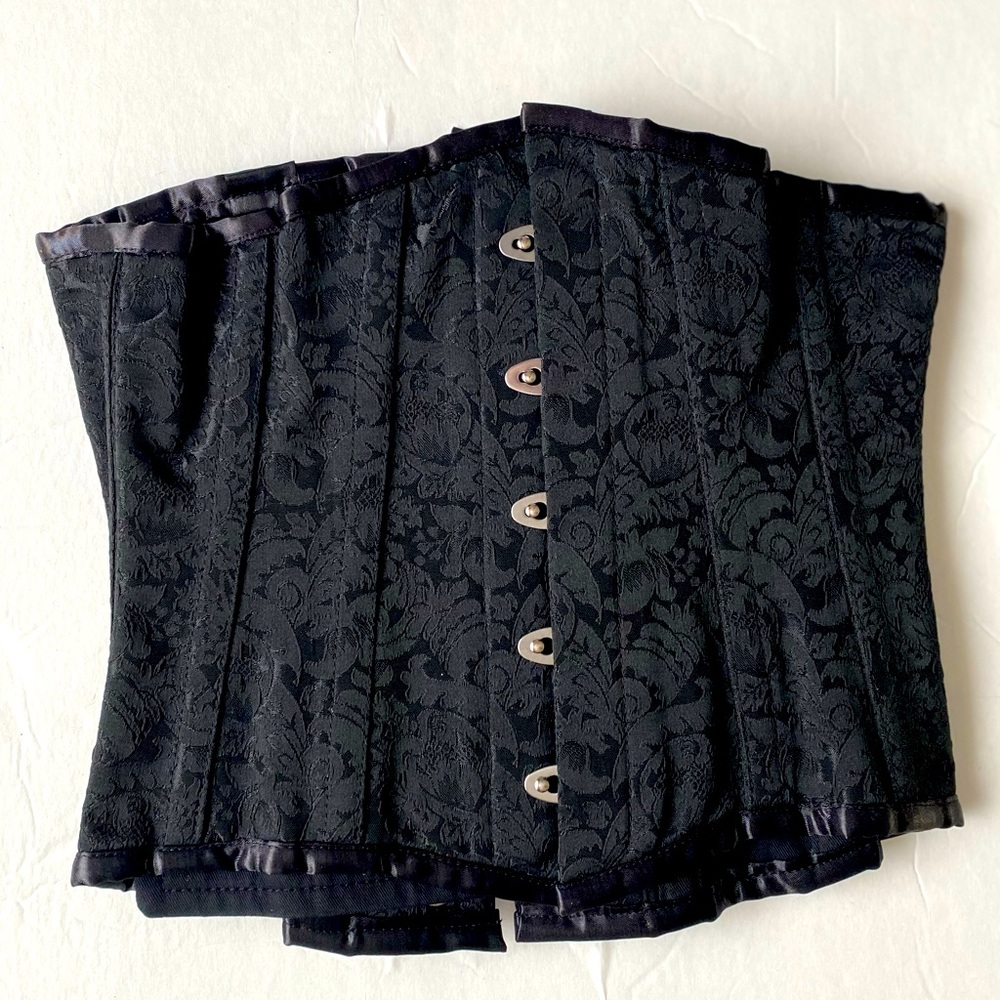 Black Waist Training Corset